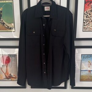 Wrangler Charcoal Long Sleeve Shirt